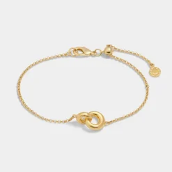 Katie Loxton Infinity' Waterproof Gold Sentiment Bracelet Hot