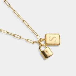 Katie Loxton ' Waterproof Gold Charm Necklace Inner Strength Online