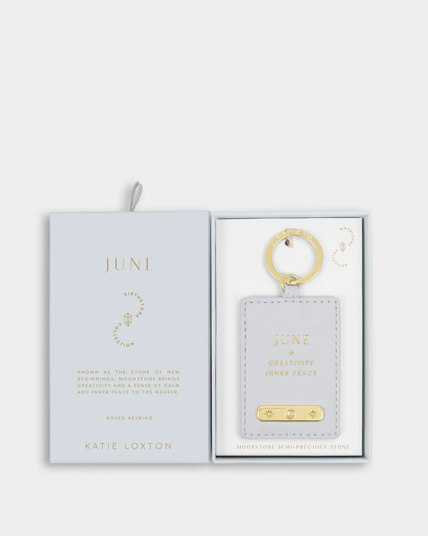 Katie Loxton ' Birthstone Keyring June Outlet