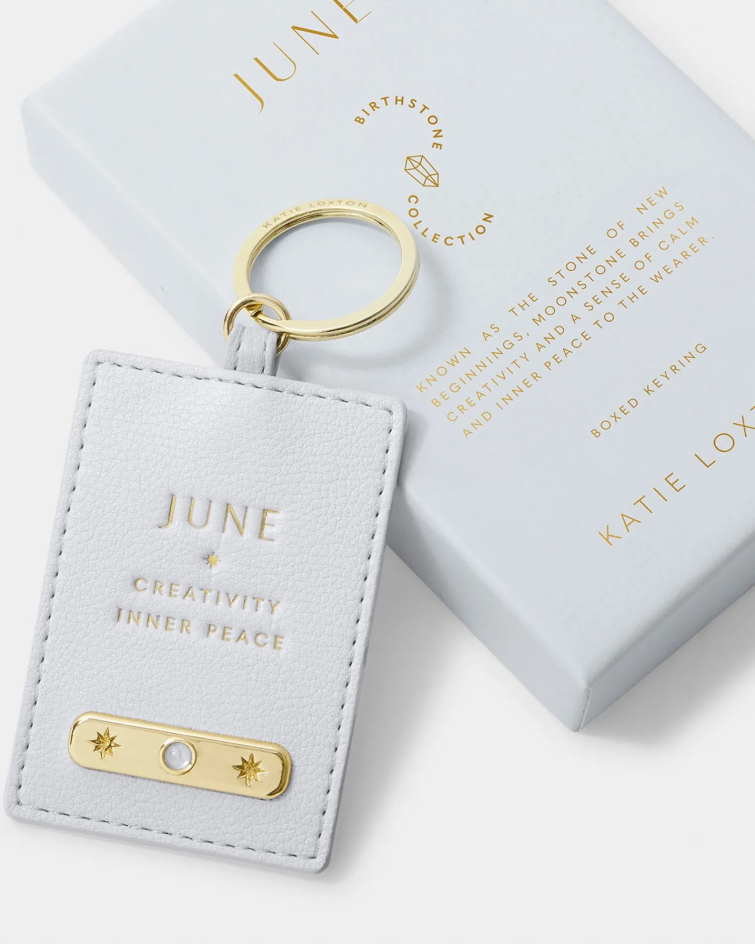 Katie Loxton ' Birthstone Keyring June Outlet