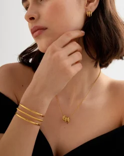Katie Loxton Laia Waterproof Gold Necklace New