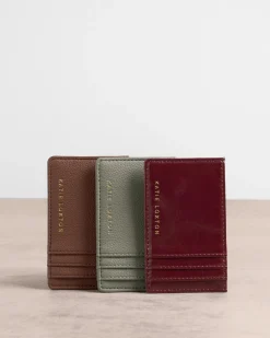 Katie Loxton Laila Patent Crackle Card Holder Cherry