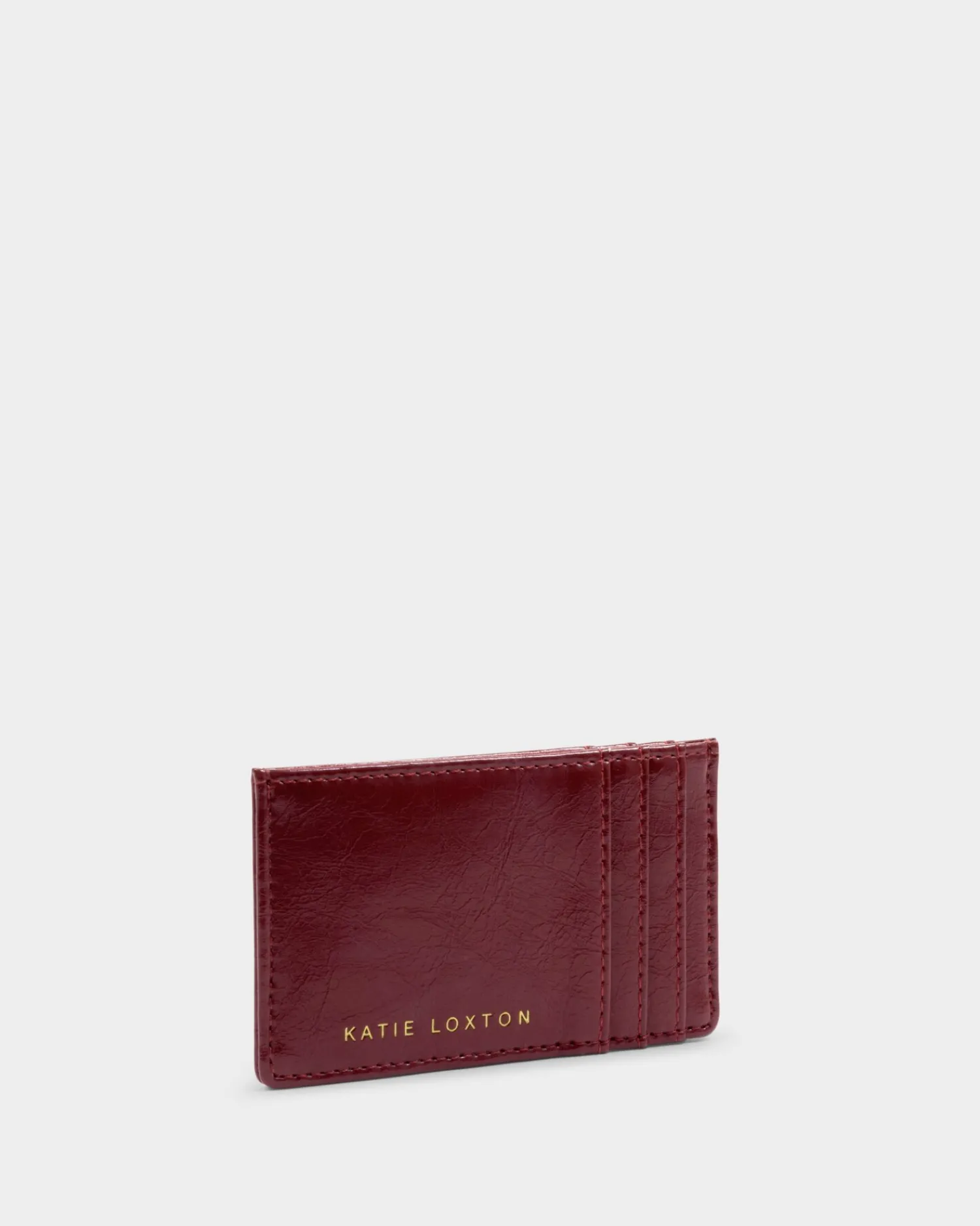Katie Loxton Laila Patent Crackle Card Holder Cherry