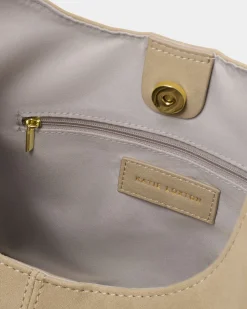 Katie Loxton Laila Suedette Shoulder Bag Light Taupe