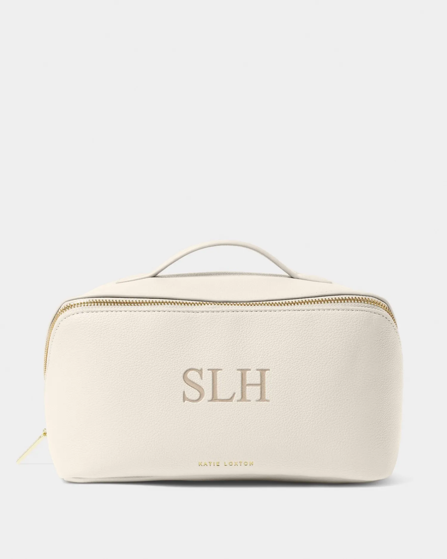 Katie Loxton Large Make Up & Wash Bag Off White Clearance
