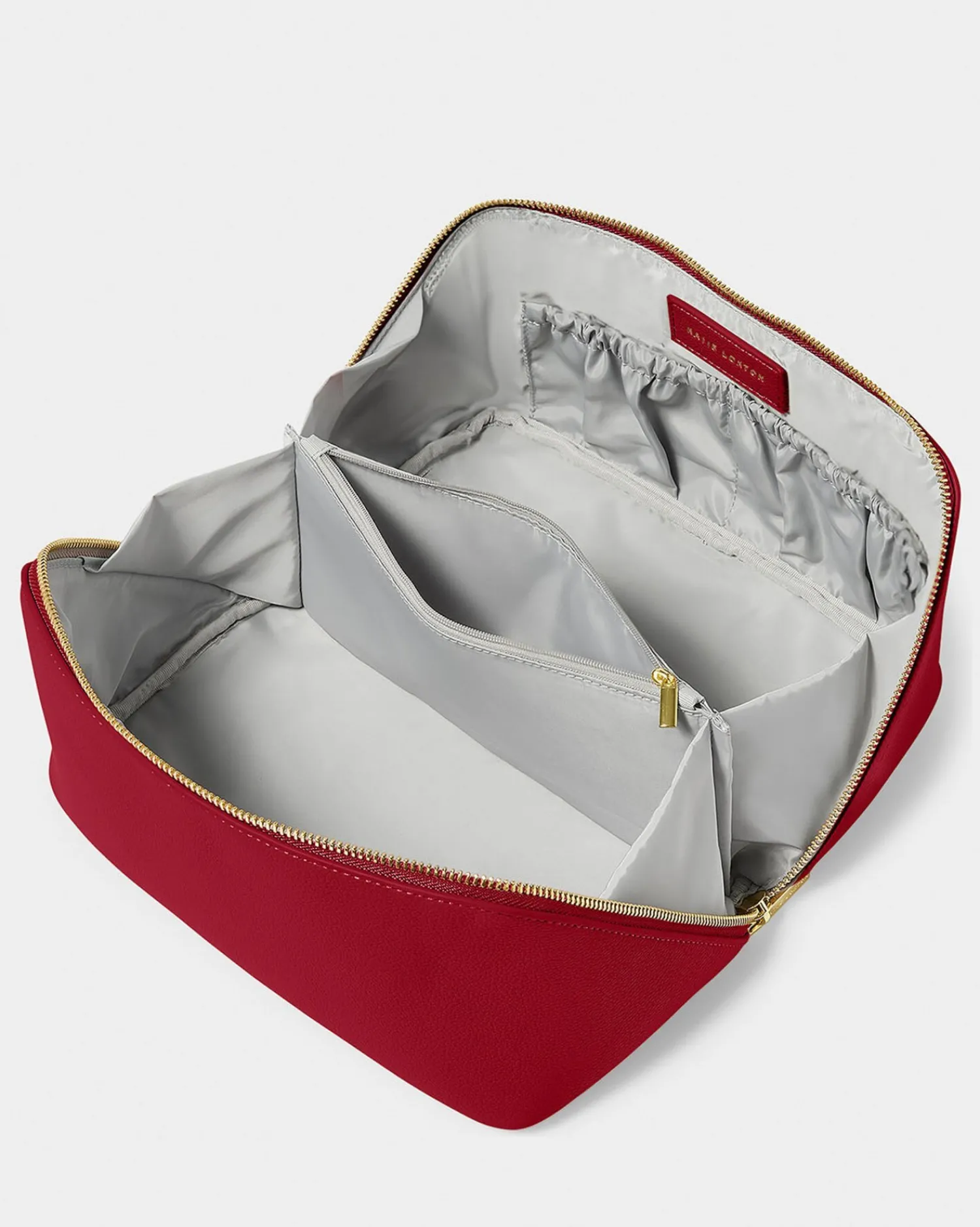 Katie Loxton Large Make Up & Wash Bag Garnet Red Discount