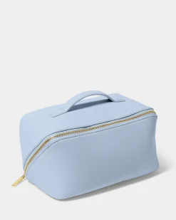 Katie Loxton Large Make Up And Wash Bag Blue Aura Best