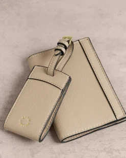 Katie Loxton Luggage Tag Light Taupe Clearance
