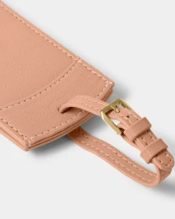 Katie Loxton Luggage Tag Peony Blush New