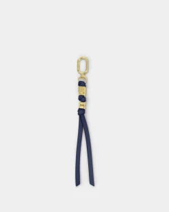 Katie Loxton Lyla Bag Charm Keyring Midnight Blue Discount