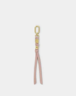 Katie Loxton Lyla Bag Charm Keyring Blossom Pink Clearance