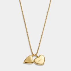 Katie Loxton ' Waterproof Gold Bridal Charm Necklace Maid Of Honour Outlet