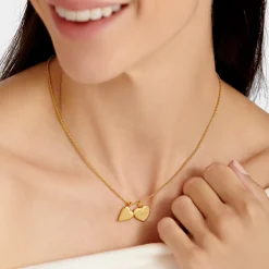 Katie Loxton ' Waterproof Gold Bridal Charm Necklace Maid Of Honour Outlet
