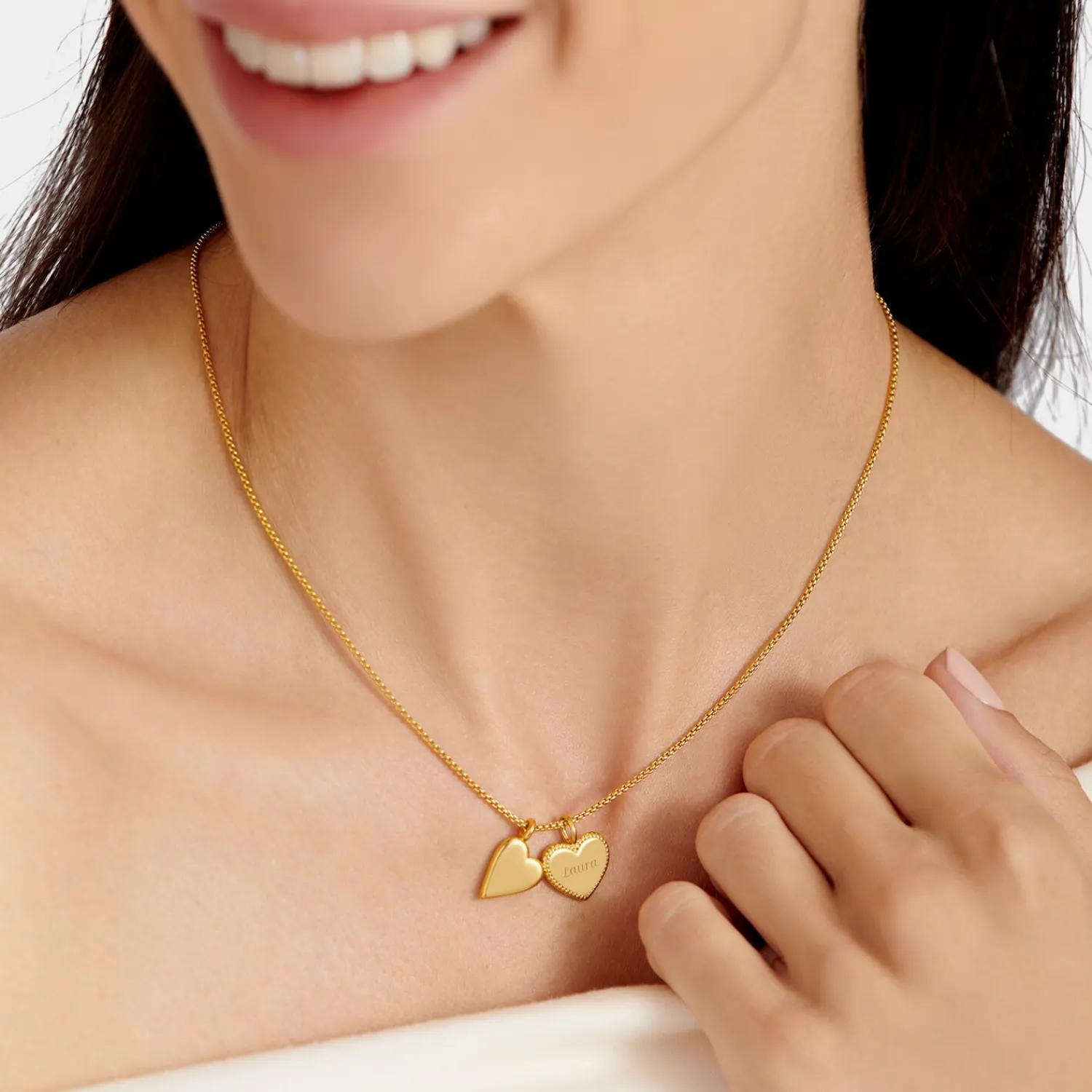 Katie Loxton ' Waterproof Gold Bridal Charm Necklace Maid Of Honour Outlet