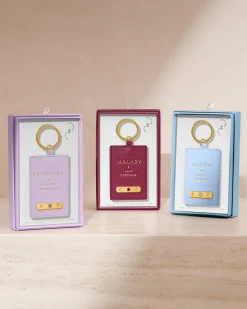 Katie Loxton ' Birthstone Keyring March New