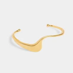 Katie Loxton Marina Waterproof Gold Wave Bangle Discount