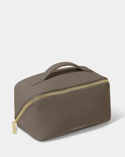 Katie Loxton Medium Make Up & Wash Bag Mink Hot