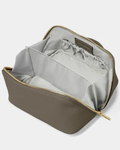 Katie Loxton Medium Make Up & Wash Bag Mink Hot