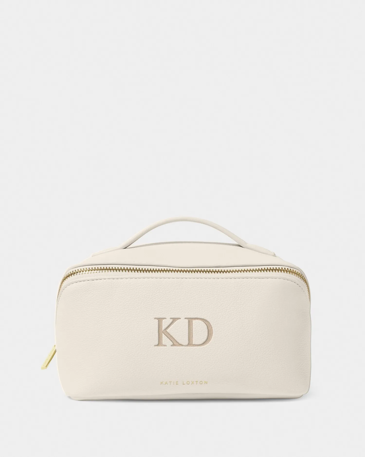 Katie Loxton Medium Make Up & Wash Bag Off White Outlet
