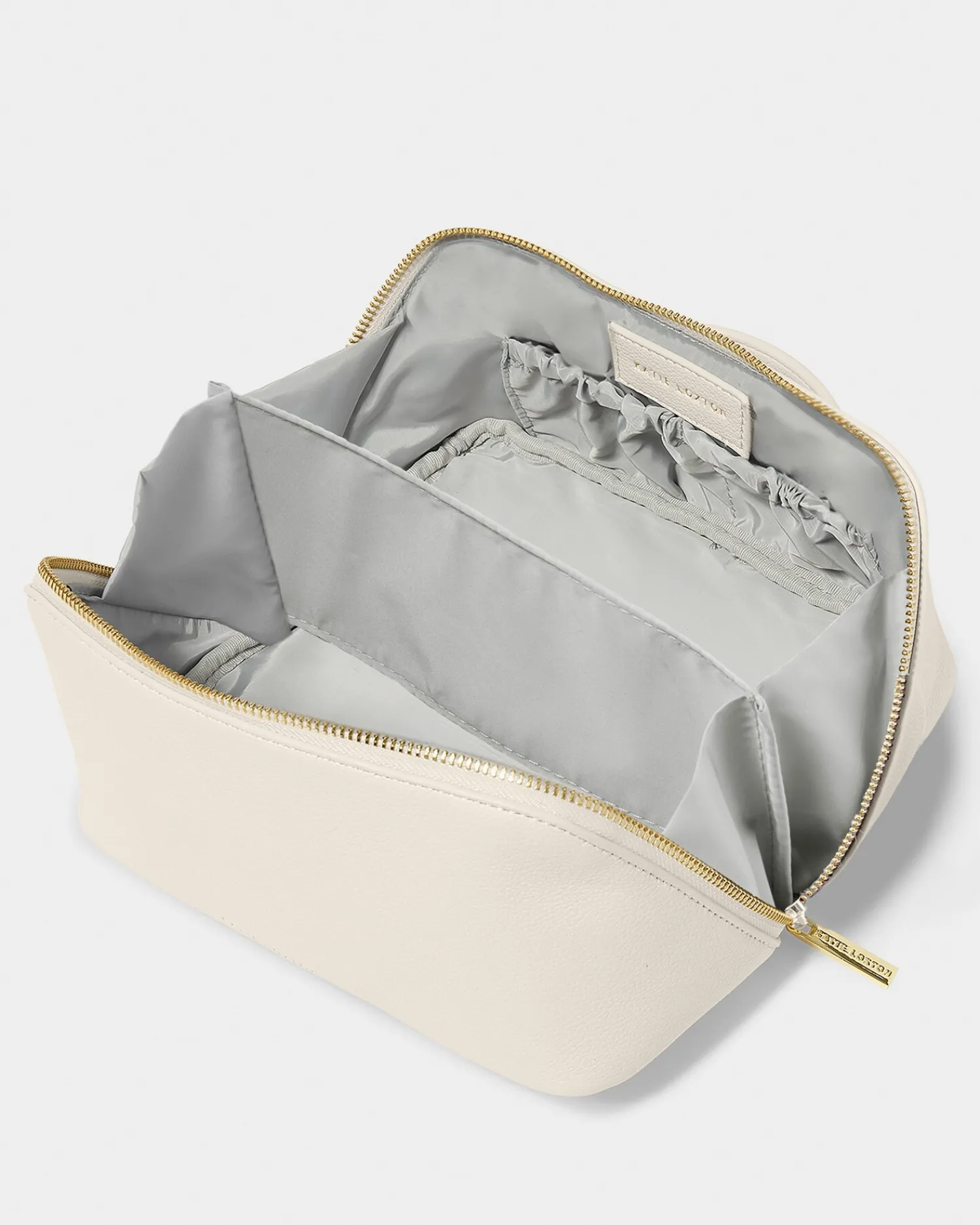 Katie Loxton Medium Make Up & Wash Bag Off White Outlet