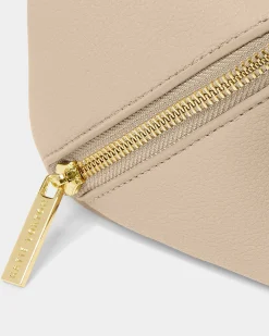 Katie Loxton Medium Make Up & Wash Bag Light Taupe Best