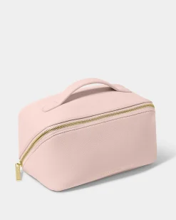 Katie Loxton Medium Make Up & Wash Bag Dusty Pink Hot