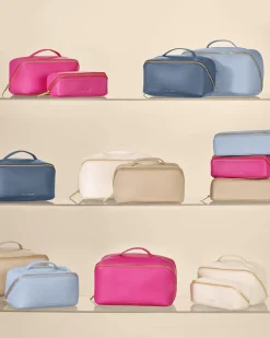 Katie Loxton Medium Make Up And Wash Bag Magenta Best