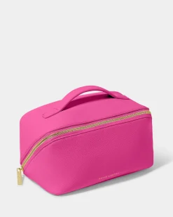 Katie Loxton Medium Make Up And Wash Bag Magenta Best