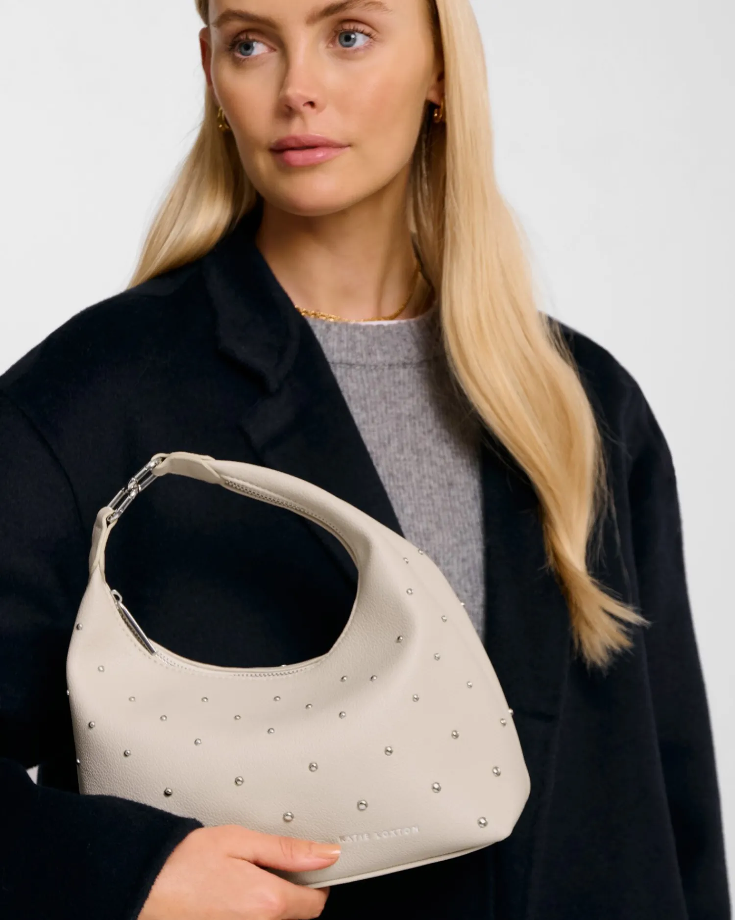 Katie Loxton Meela Studded Multiway Bag Oyster Sale