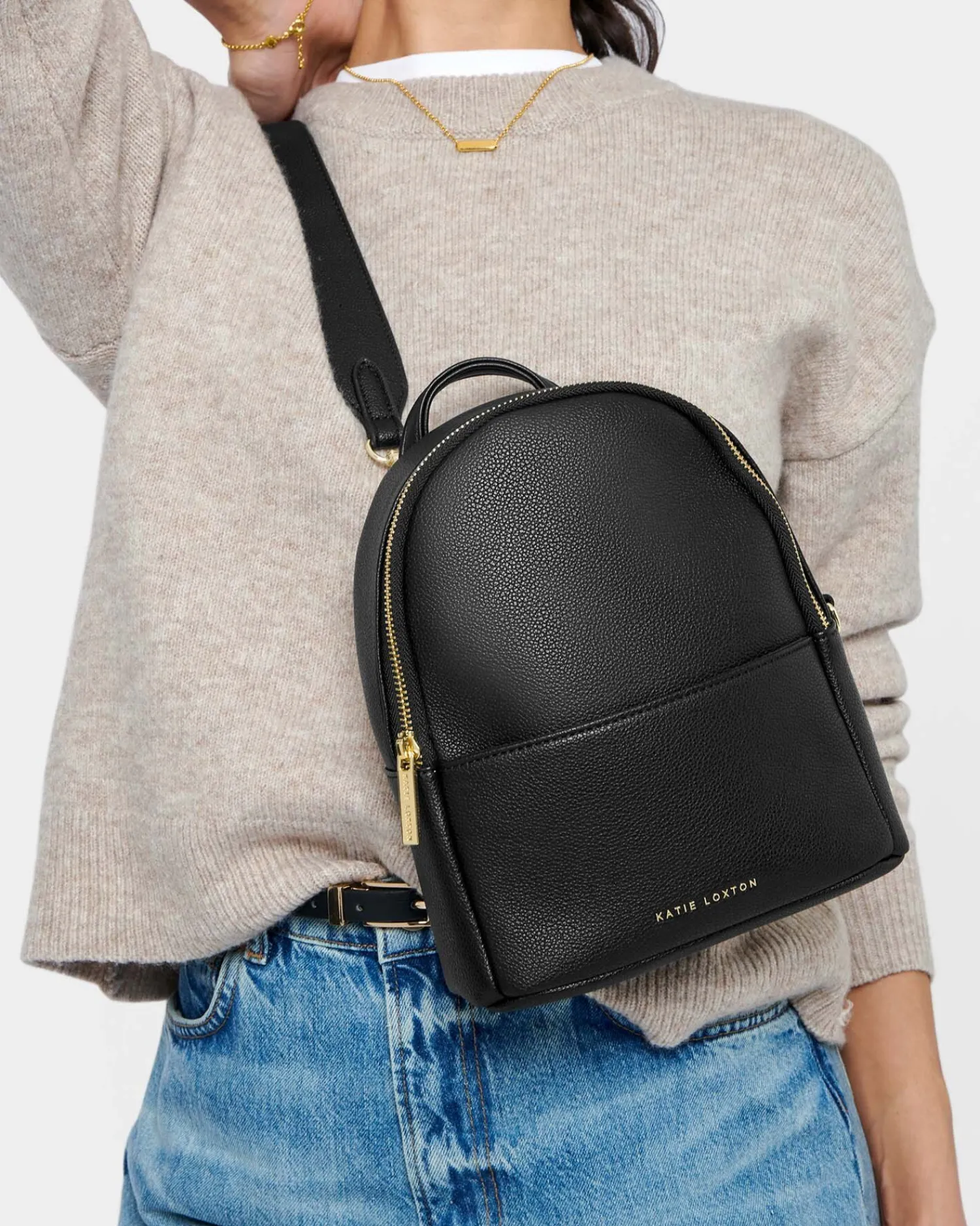 Katie Loxton Mika Small Backpack Black Online