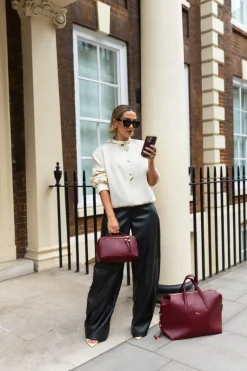 Katie Loxton Milan Cabin Bag Cherry Best