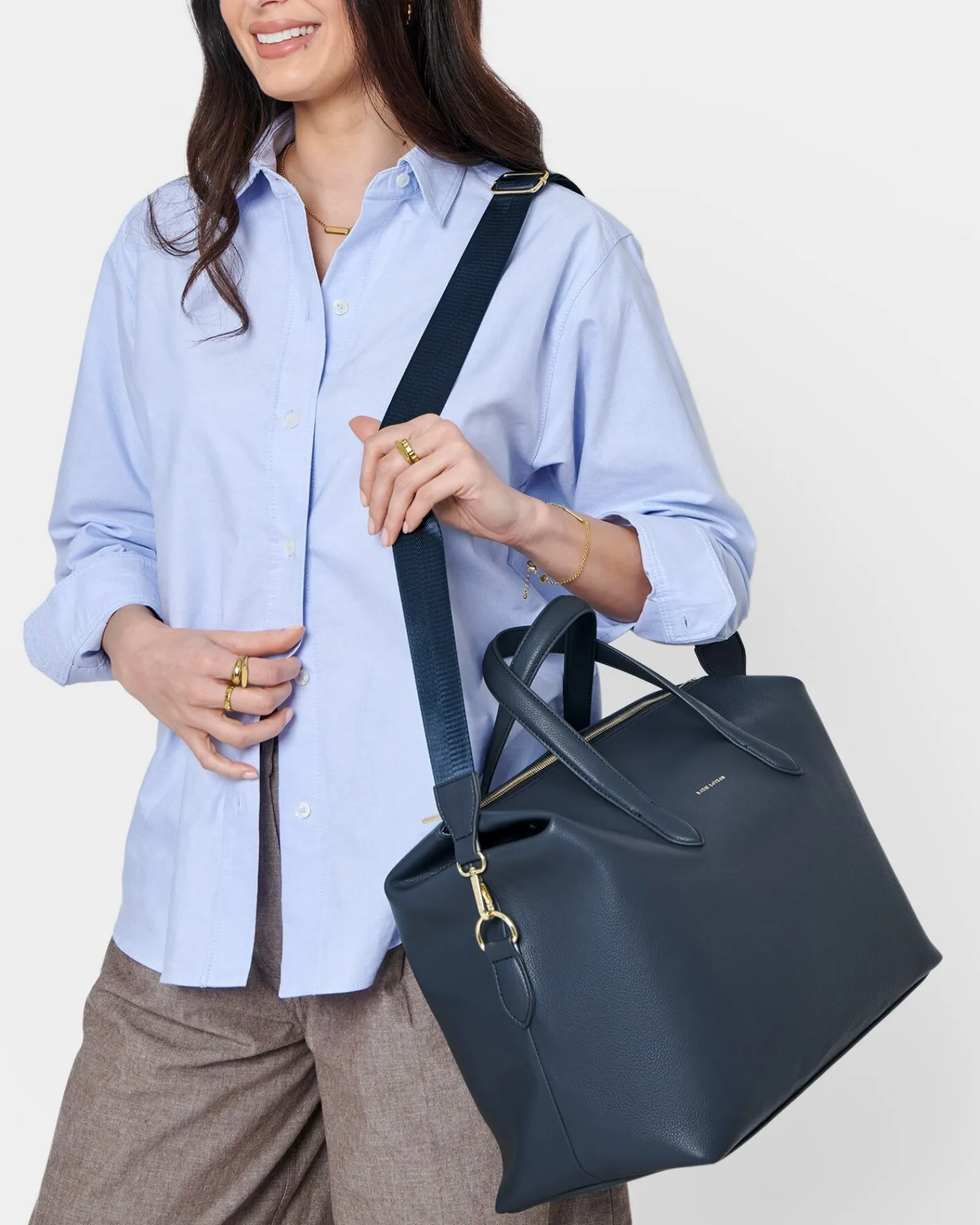 Katie Loxton Milan Cabin Bag Slate Blue Hot