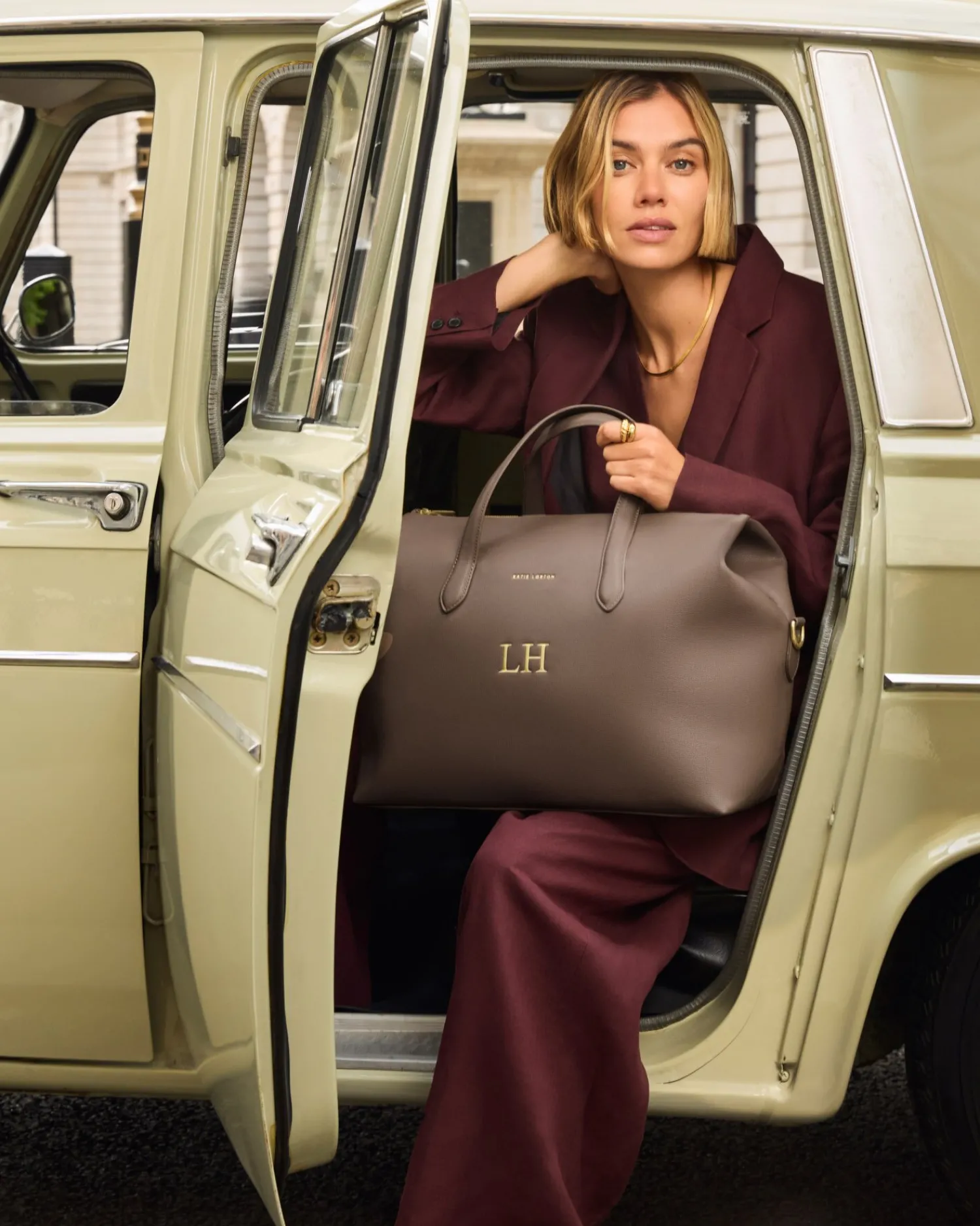 Katie Loxton Milan Cabin Bag Mink New