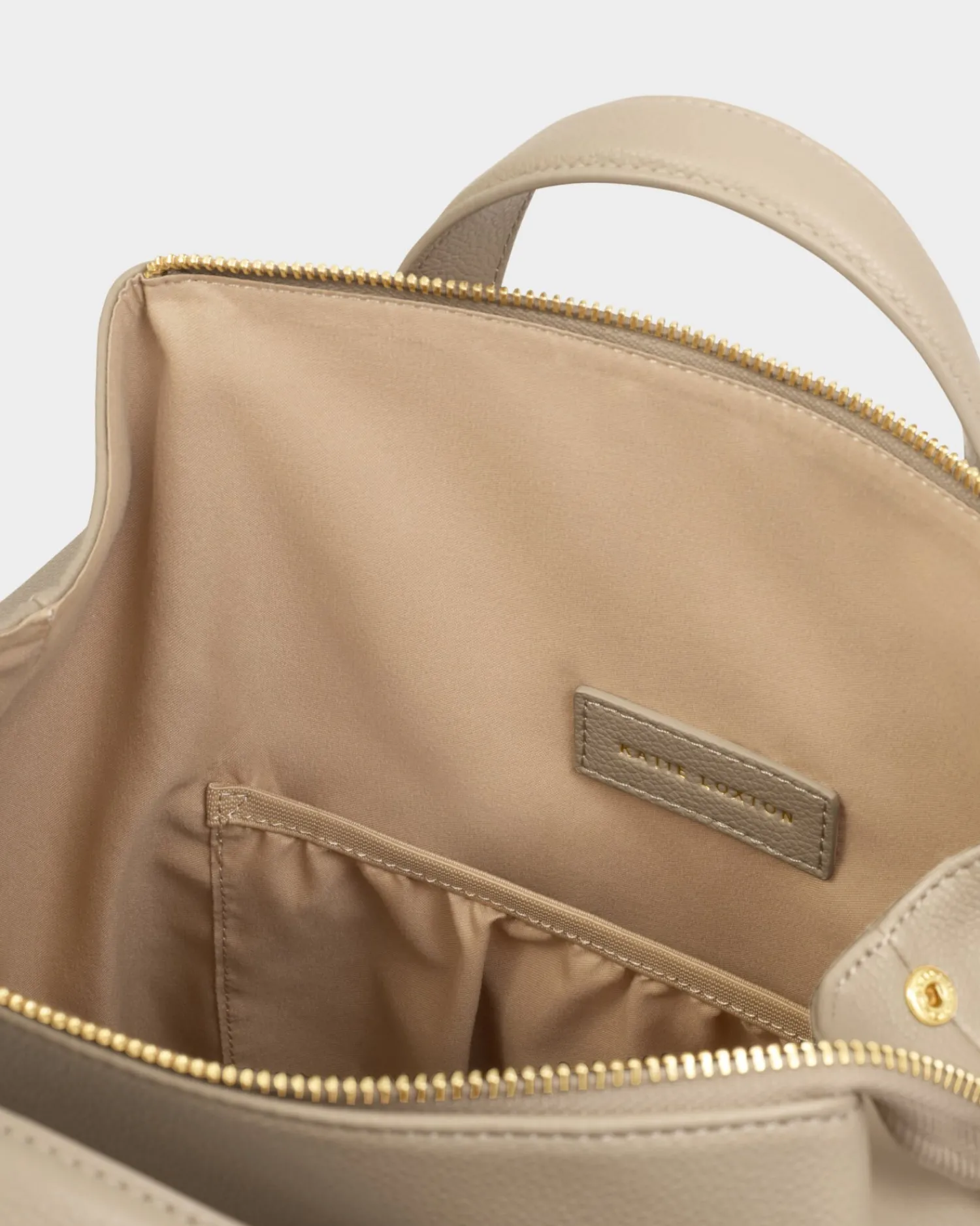 Katie Loxton Milan Cabin Travel Backpack Light Taupe Clearance