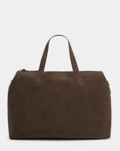 Katie Loxton Milan Suedette Cabin Bag Chocolate Best