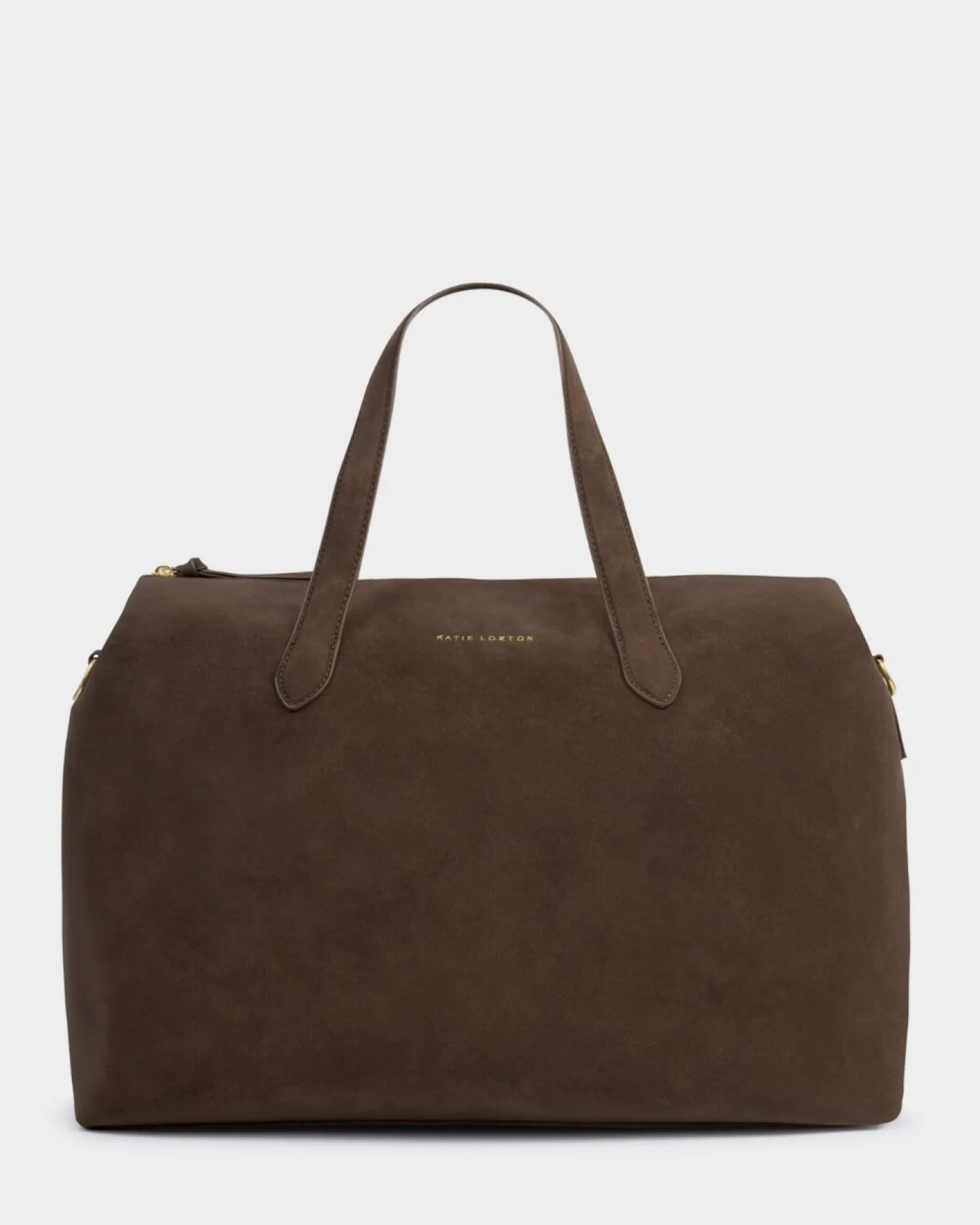 Katie Loxton Milan Suedette Cabin Bag Chocolate Best