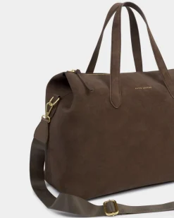 Katie Loxton Milan Suedette Cabin Bag Chocolate Best