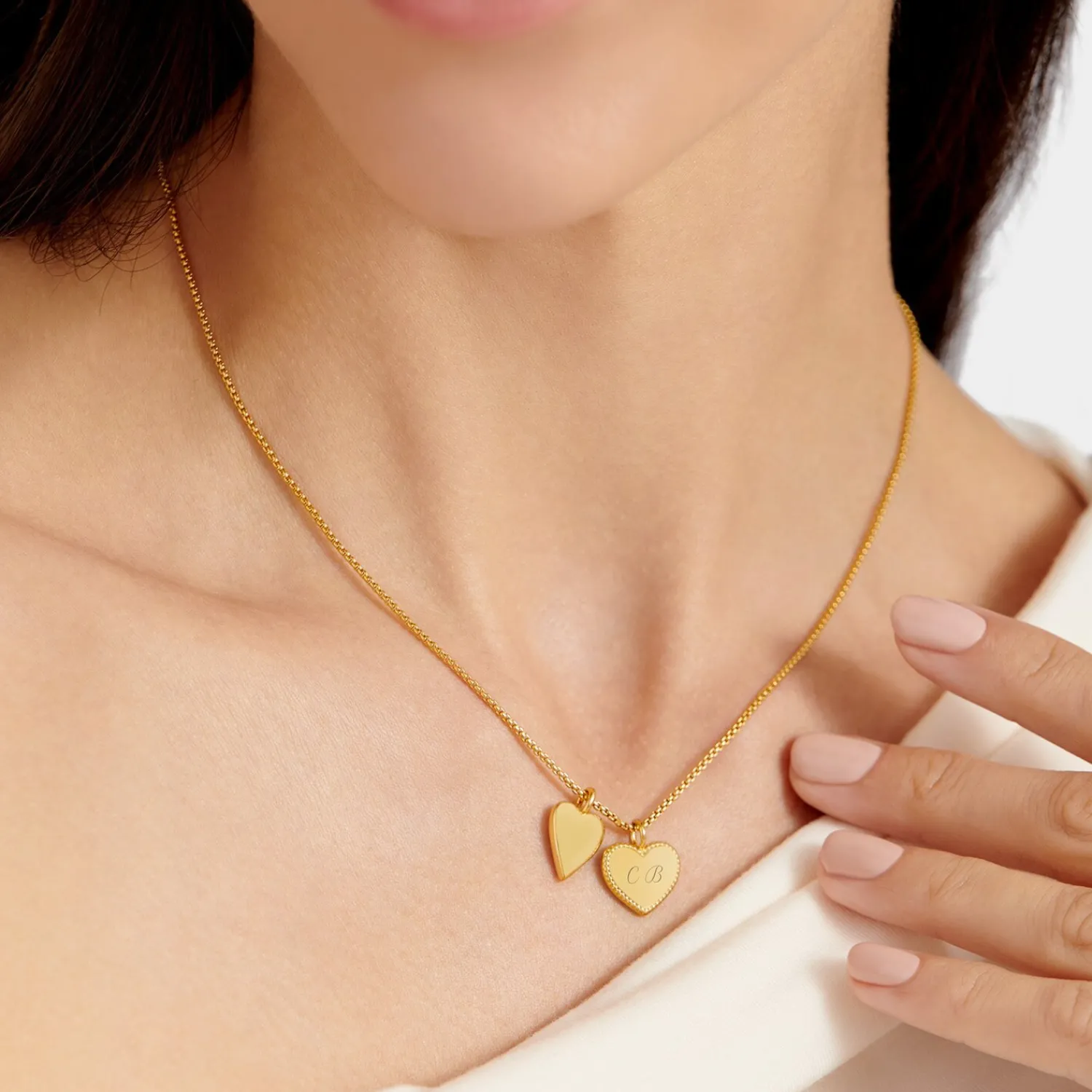 Katie Loxton ' Waterproof Gold Bridal Charm Necklace Miss To Mrs Clearance