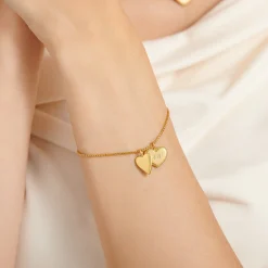 Katie Loxton ' Waterproof Gold Bridal Charm Bracelet Miss To Mrs Outlet