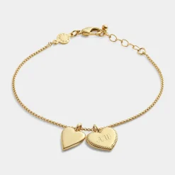 Katie Loxton ' Waterproof Gold Bridal Charm Bracelet Miss To Mrs Outlet