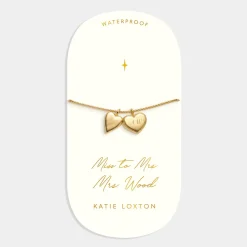 Katie Loxton ' Waterproof Gold Bridal Charm Bracelet Miss To Mrs Outlet