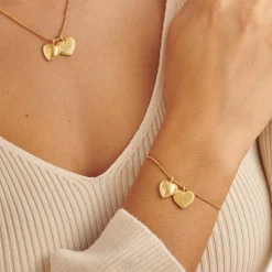 Katie Loxton Mother's Day Waterproof Gold Charm Bracelet Outlet