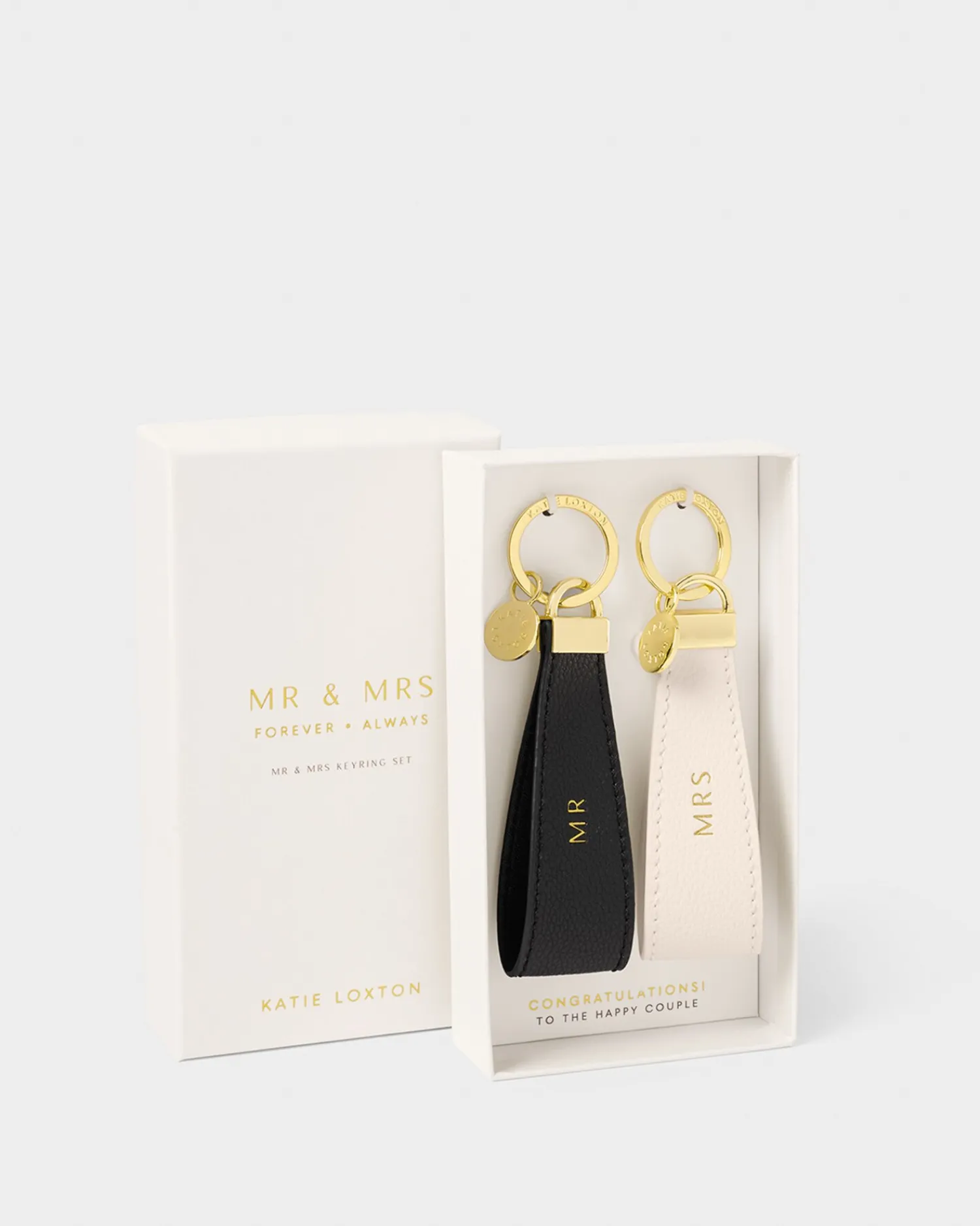 Katie Loxton Mr & Mrs' Boxed Keyring Set Mr & Mrs