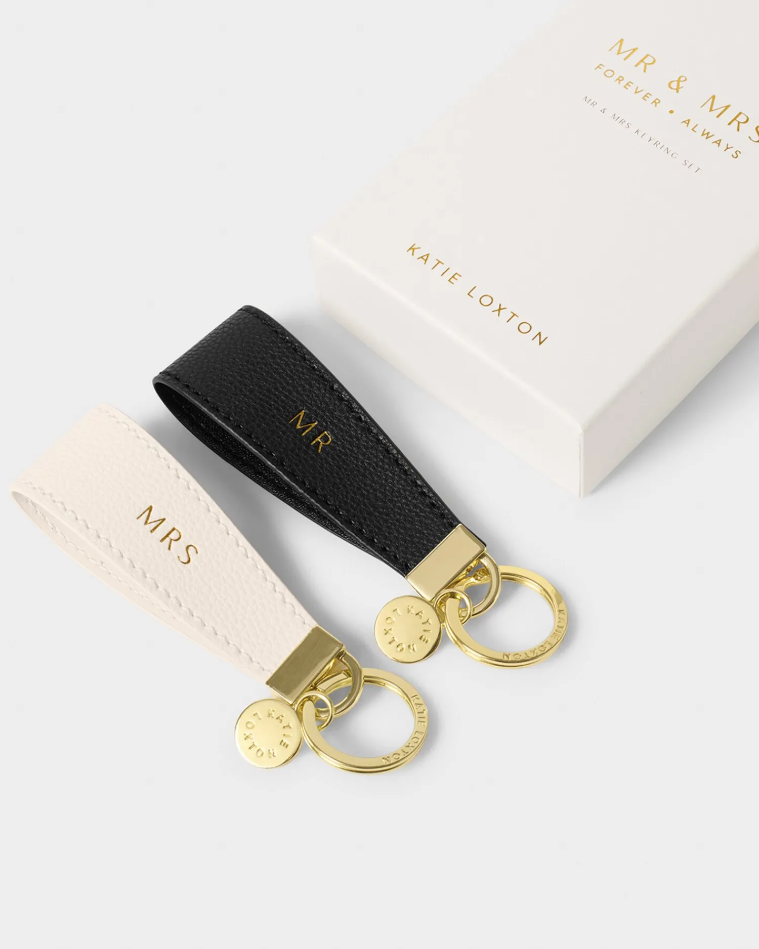 Katie Loxton Mr & Mrs' Boxed Keyring Set Mr & Mrs