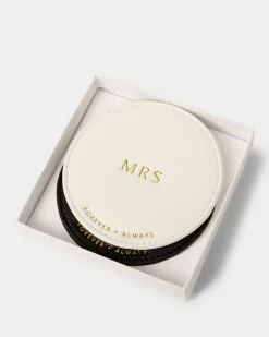 Katie Loxton Mr & Mrs' Coaster Set Discount