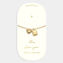 Katie Loxton ' Waterproof Gold Charm Bracelet Mum Online