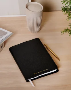 Katie Loxton Notebook Cover and A5 Lined Notepad 'Dream Believe Achieve' Black Discount