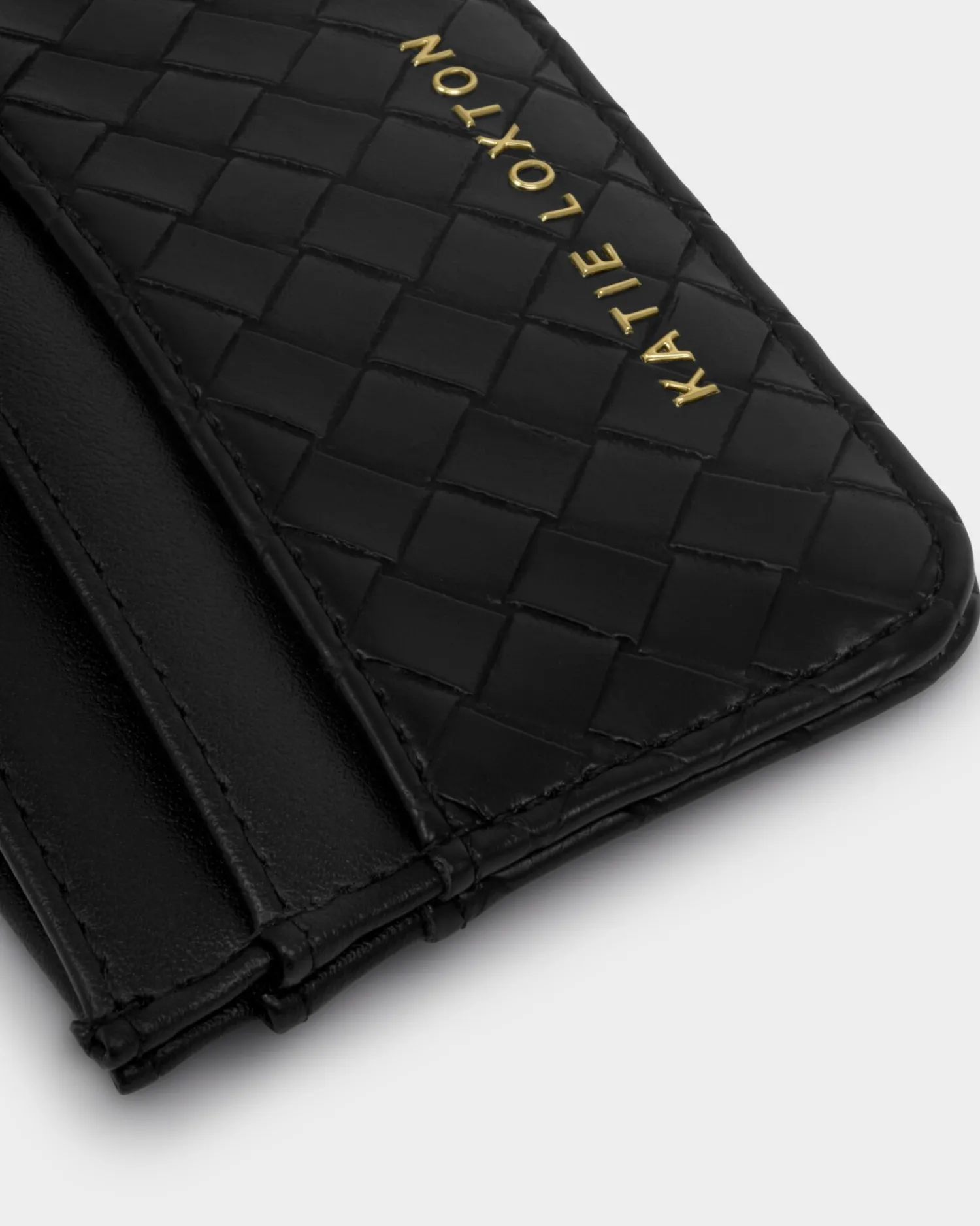 Katie Loxton Nova Woven Texture Card Holder Black Online