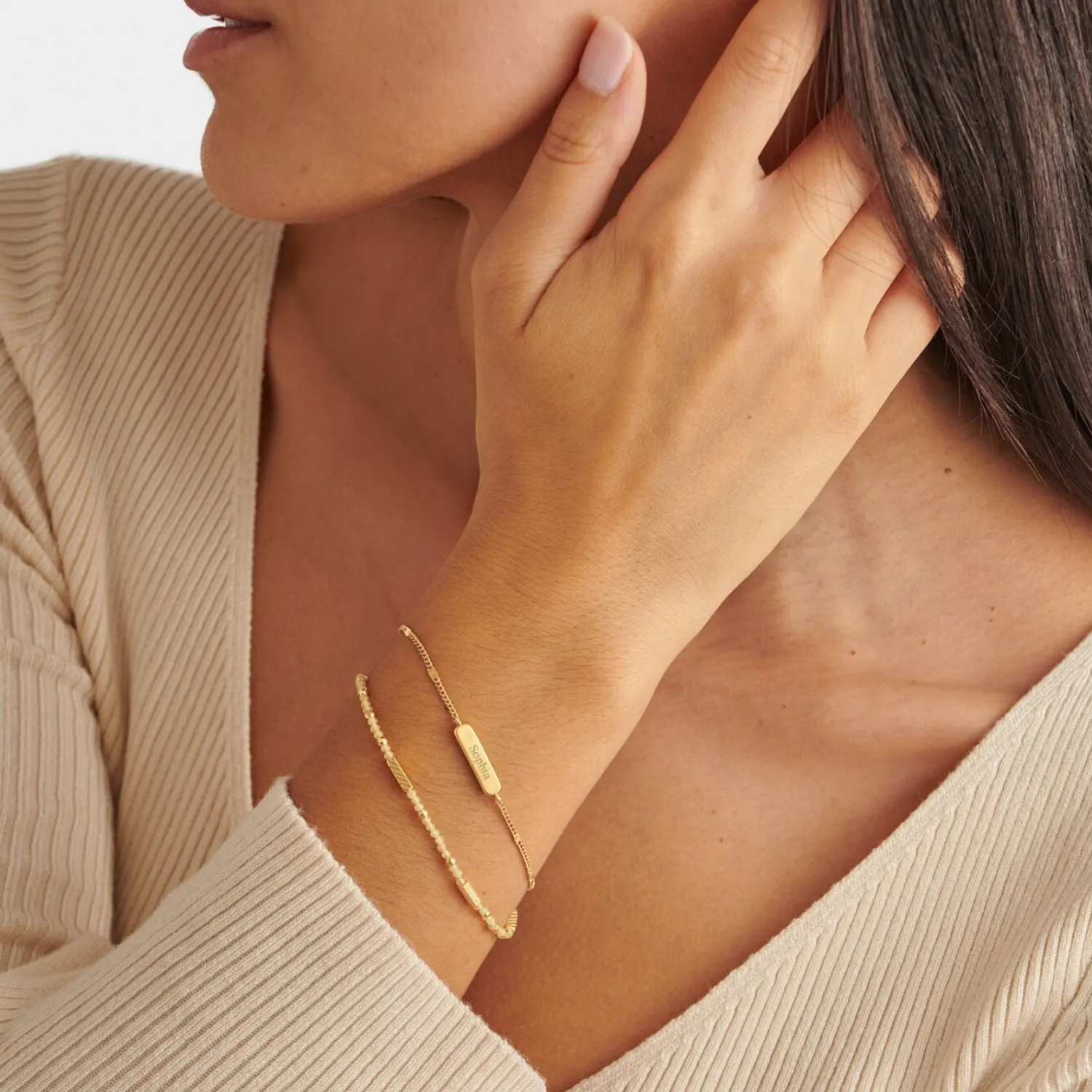 Katie Loxton ' Waterproof Gold Birthstone Bracelet November Discount