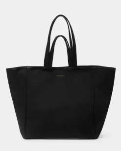 Katie Loxton Nylon-Luxe Oversized Tote Bag Black Best